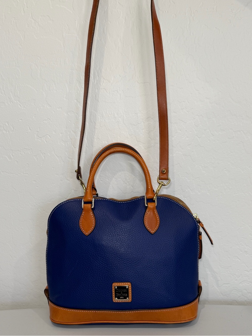Dooney & Bourke Pebble Grain Zip Zip Satchel